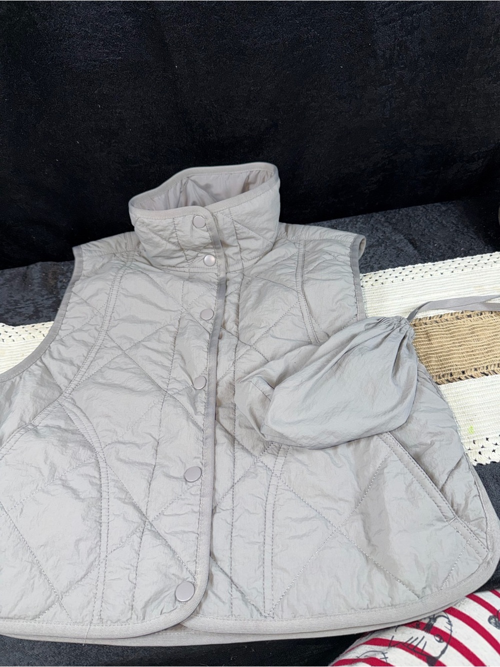 Women’s Black Utility Jacket-Inspired Coat with Zip Detail